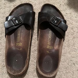 Good condition brown Birkenstocks.